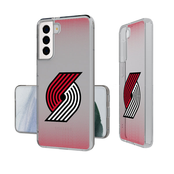 Portland Trail Blazers Linen Galaxy Clear Phone Case