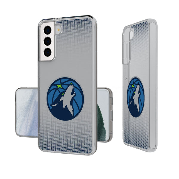 Minnesota Timberwolves Linen Galaxy Clear Phone Case