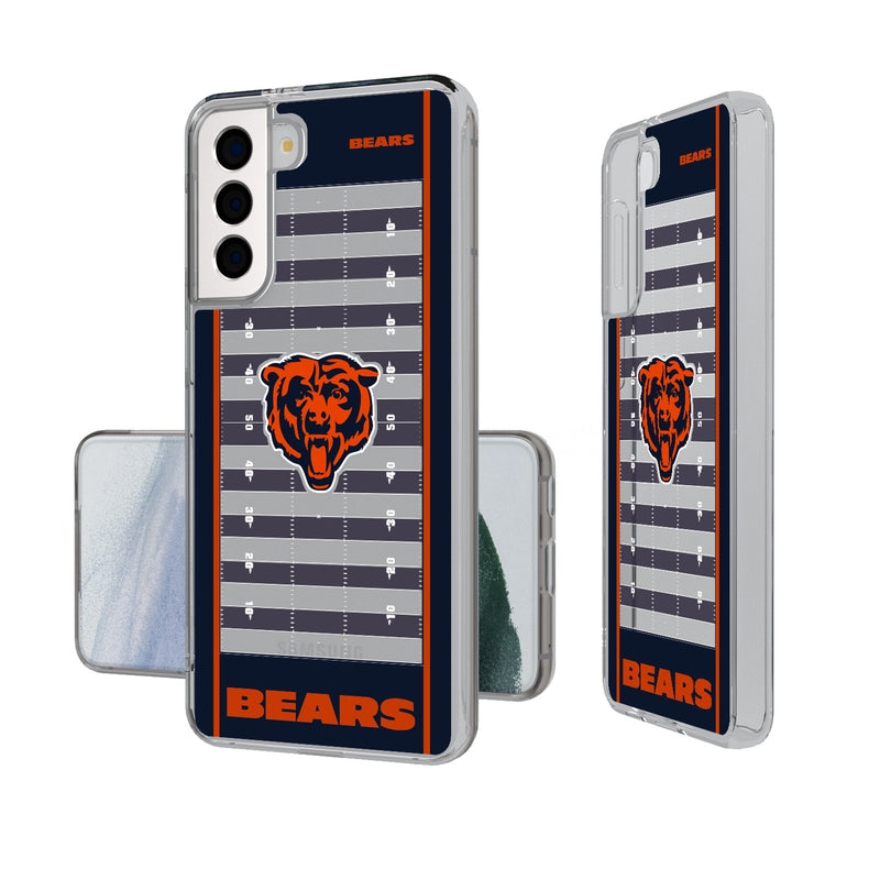 Chicago Bears Field Galaxy Clear Phone Case