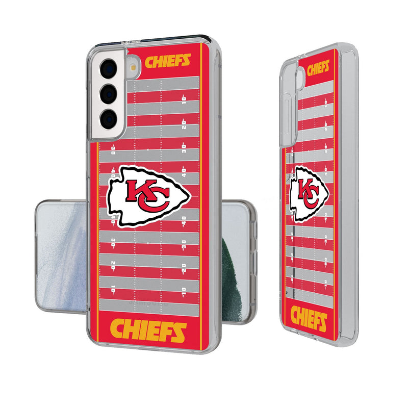 Kansas City Chiefs Field Galaxy Clear Phone Case