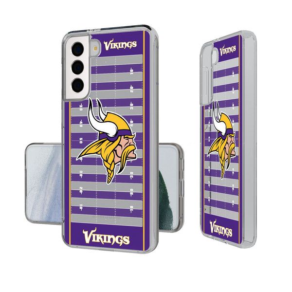 Minnesota Vikings Field Galaxy Clear Phone Case