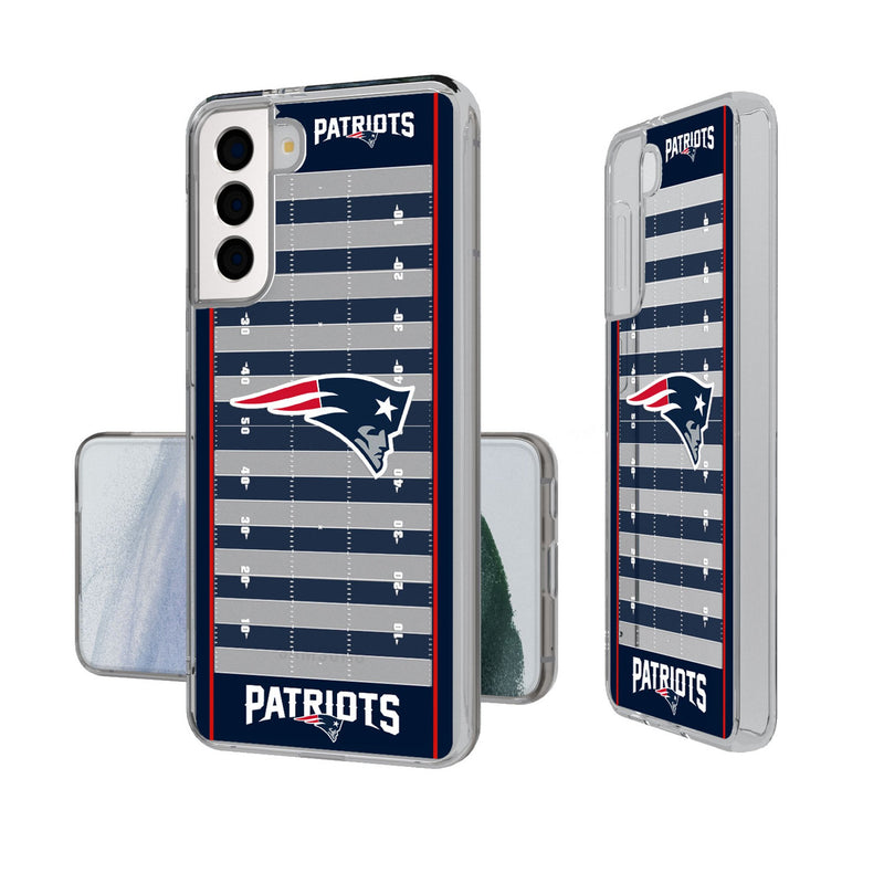 New England Patriots Field Galaxy Clear Phone Case