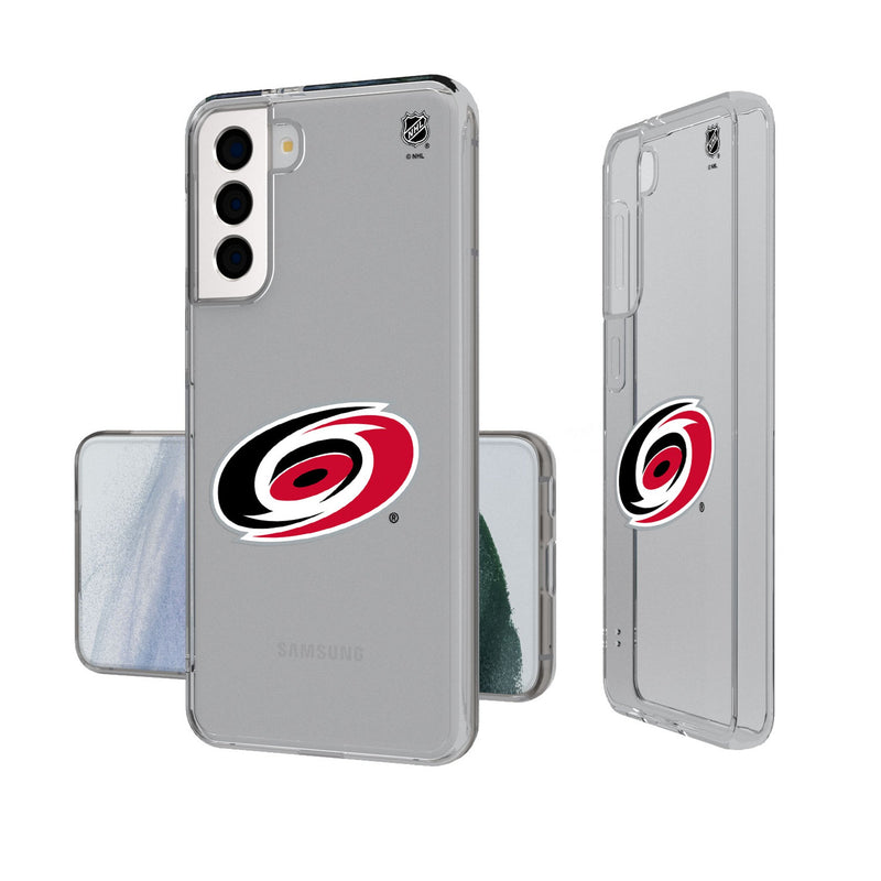 Carolina Hurricanes Insignia Galaxy Clear Phone Case