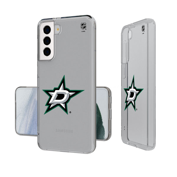 Dallas Stars Insignia Galaxy Clear Phone Case