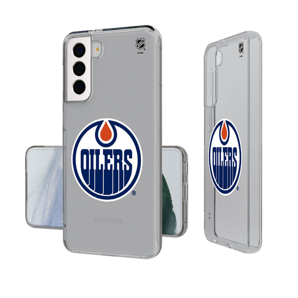 Edmonton Oilers Insignia Galaxy Clear Phone Case