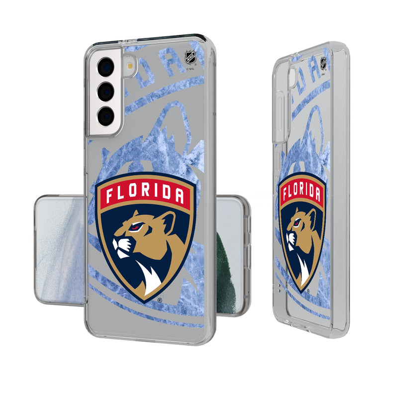 Florida Panthers Ice Tilt Galaxy Clear Phone Case