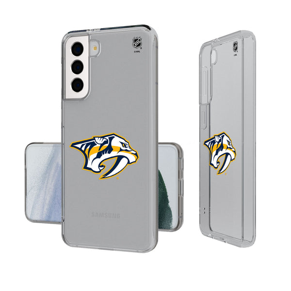 Nashville Predators Insignia Galaxy Clear Phone Case