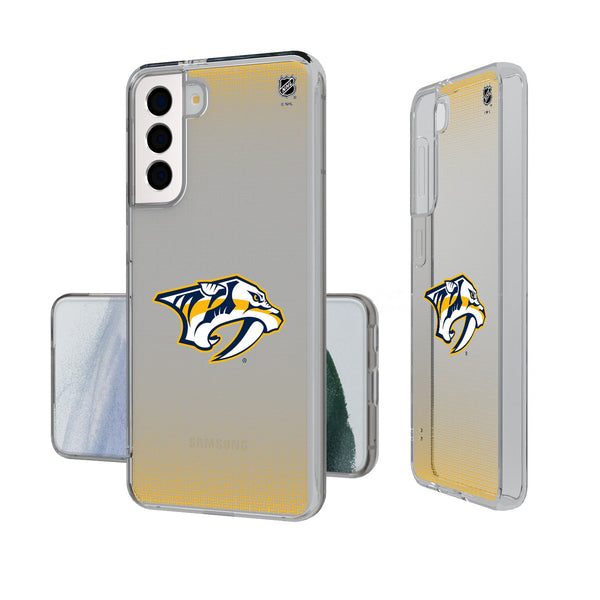 Nashville Predators Linen Galaxy Clear Phone Case