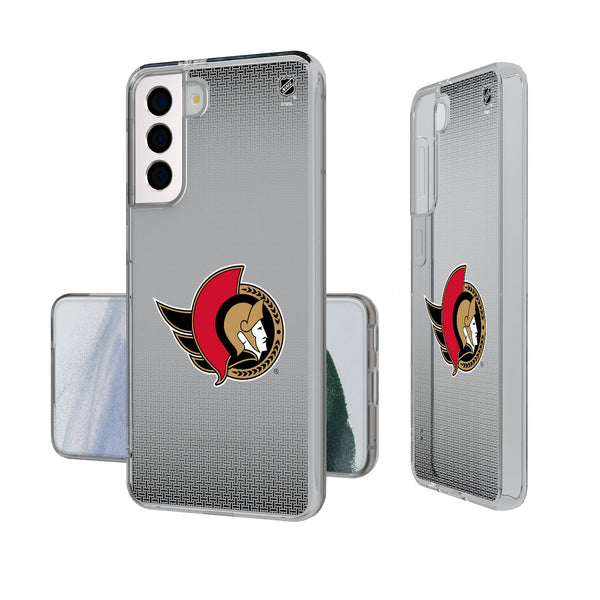 Ottawa Senators Linen Galaxy Clear Phone Case