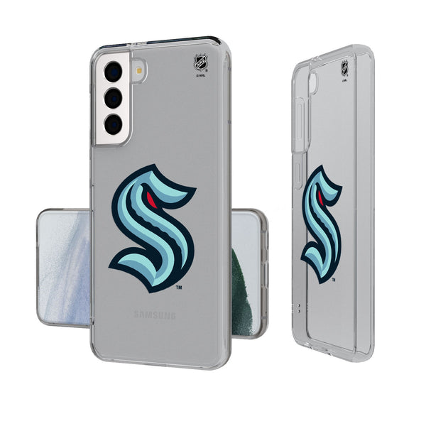 Seattle Kraken Insignia Galaxy Clear Phone Case