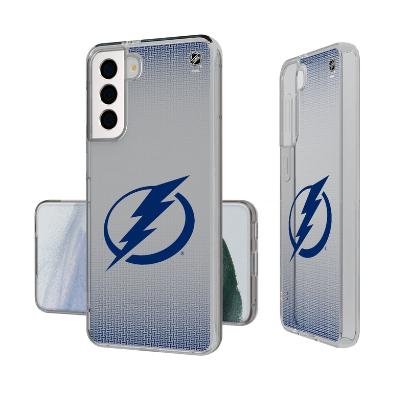 Tampa Bay Lightning Linen Galaxy Clear Phone Case