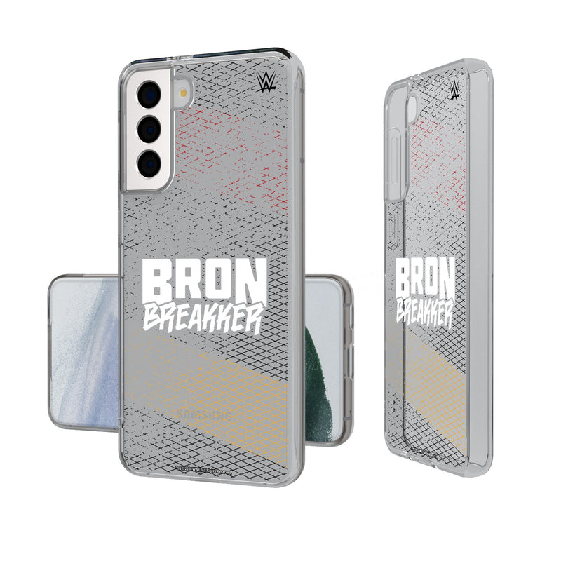 Bron Breakker Steel Galaxy Clear Phone Case for Samsung Galaxy