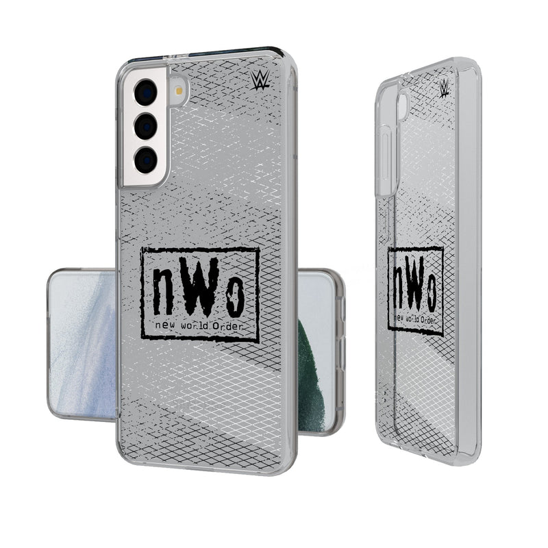 New World Order Steel Galaxy Clear Phone Case