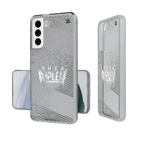 Rhea Ripley Steel Galaxy Clear Phone Case