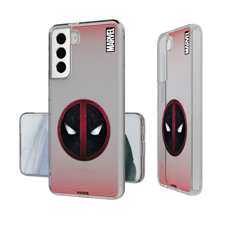 Marvel Deadpool Grid Galaxy Clear Phone Case