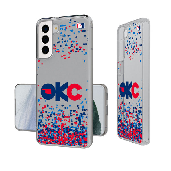 Oklahoma City Baseball Club Confetti Galaxy Clear Phone Case