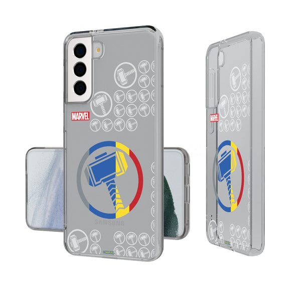 Marvel Avengers Thor Sigil Galaxy Clear Phone Case