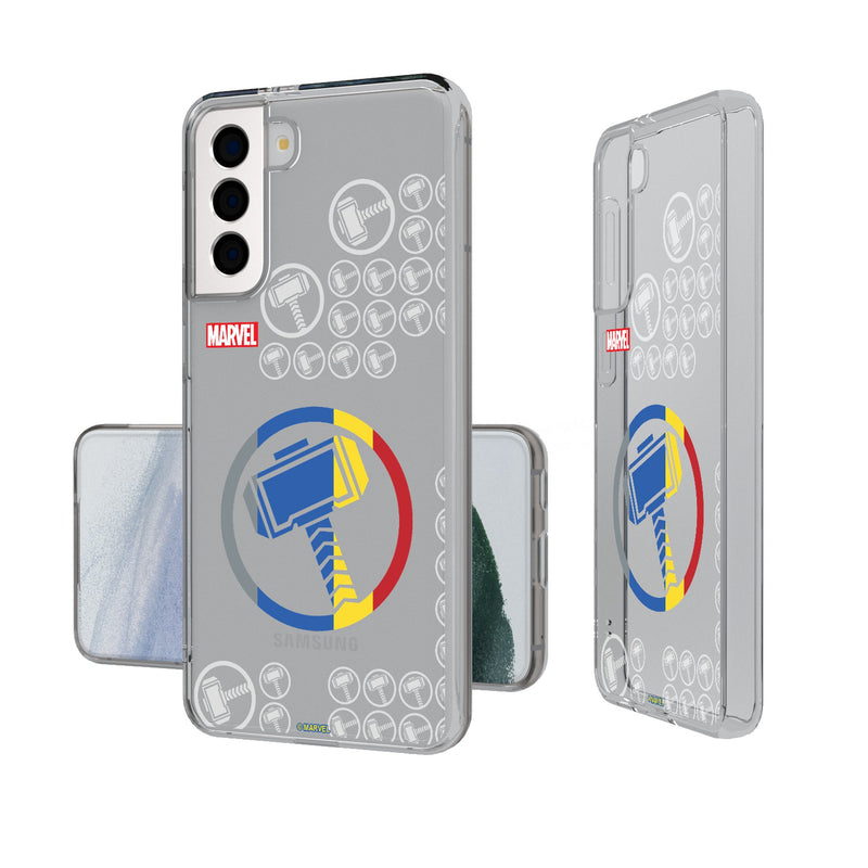 Marvel Avengers Thor Sigil Galaxy Clear Phone Case