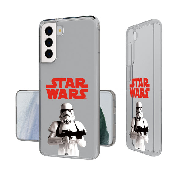 Star Wars Stormtrooper Color Block Galaxy Clear Phone Case