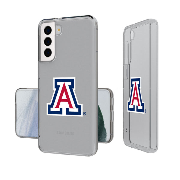 University of Arizona Wildcats Insignia Galaxy Clear Phone Case