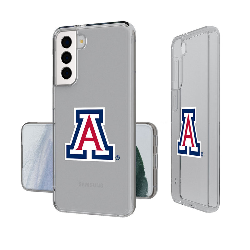 University of Arizona Wildcats Insignia Galaxy Clear Phone Case