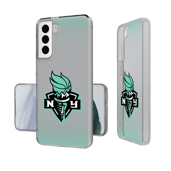 New York Liberty Linen Galaxy Clear Phone Case