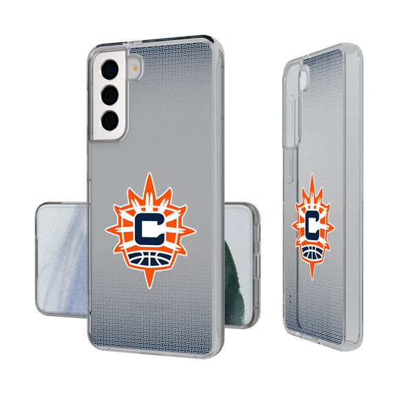 Connecticut Sun Linen Galaxy Clear Phone Case