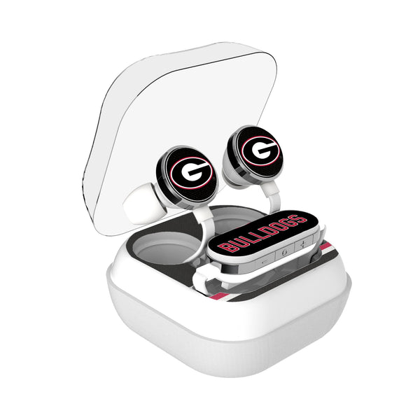 University of Georgia Bulldogs Stripe Wireless Earbuds