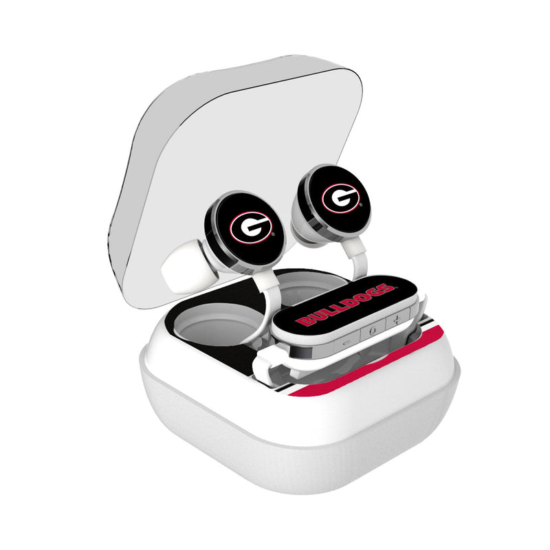 University of Georgia Bulldogs Stripe Wireless Earbuds