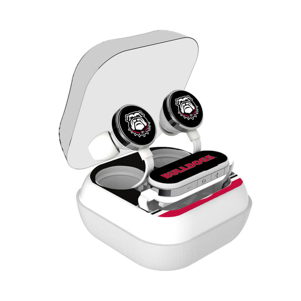 University of Georgia Bulldogs Uga Stripe Wireless Earbuds