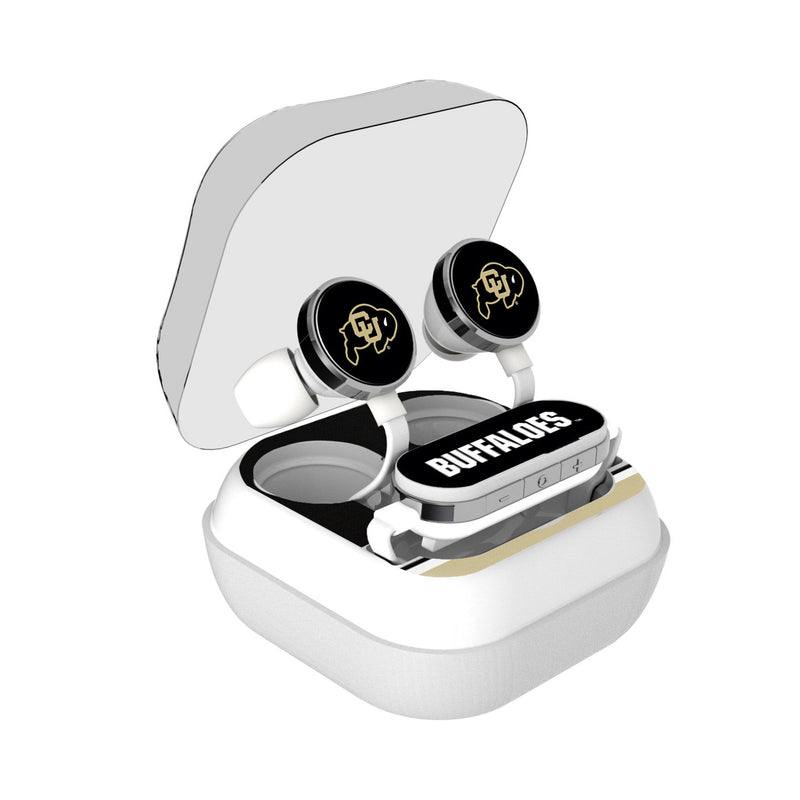 University of Colorado Buffaloes Stripe Wireless Earbuds