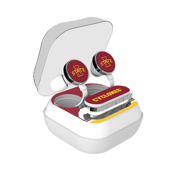 Iowa State University Cyclones Stripe Wireless Earbuds