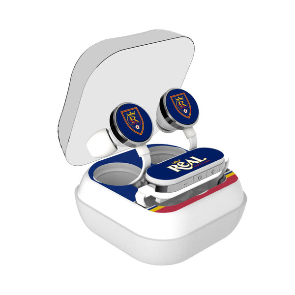 Real Salt Lake   Stripe Wireless Earbuds