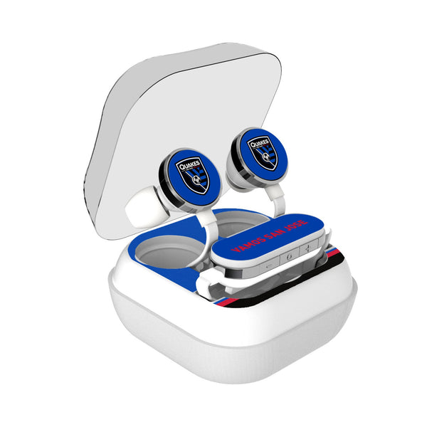 San Jose Earthquakes   Stripe Wireless Earbuds