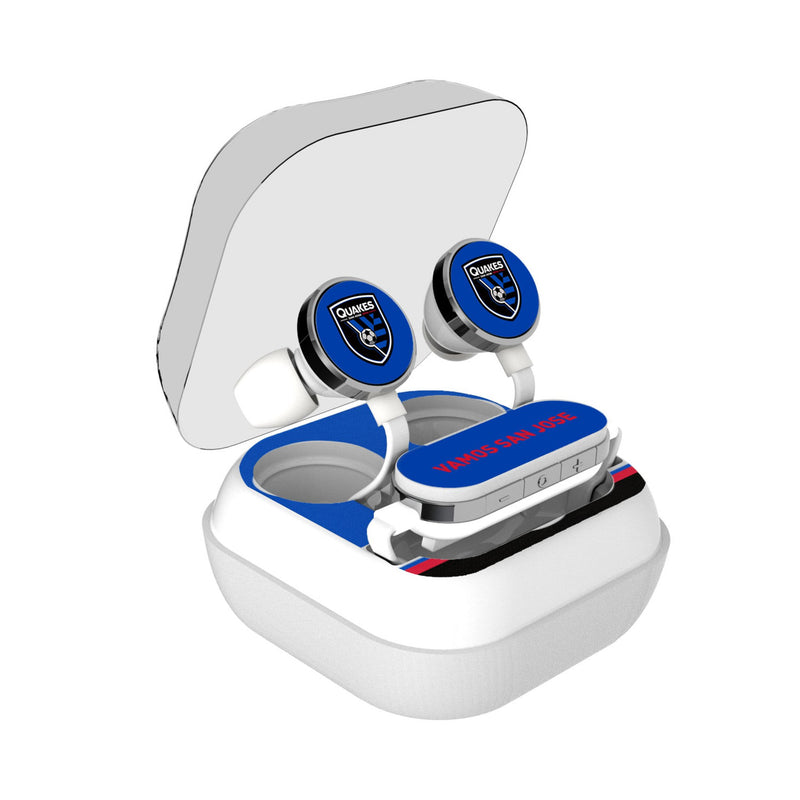 San Jose Earthquakes   Stripe Wireless Earbuds