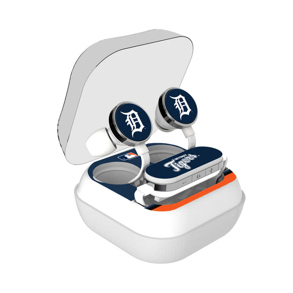 Detroit Tigers Stripe Wireless Earbuds