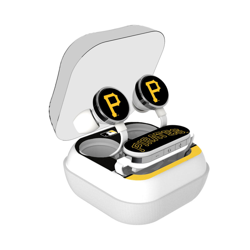 Pittsburgh Pirates Stripe Wireless Earbuds