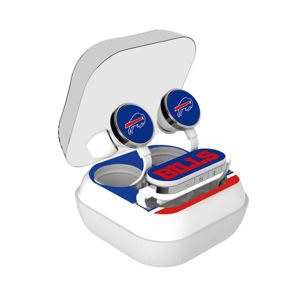 Buffalo Bills Stripe Wireless Earbuds