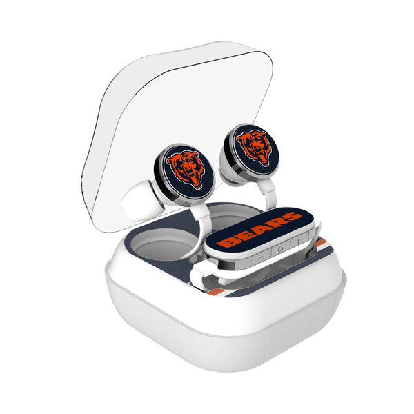 Chicago Bears Stripe Wireless Earbuds