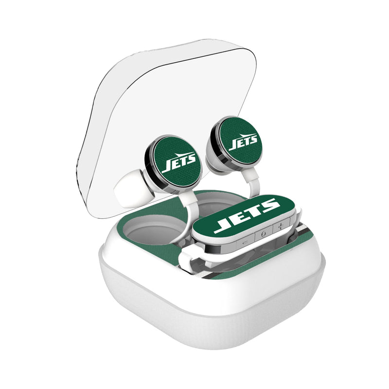 New York Jets Stripe Wireless Earbuds