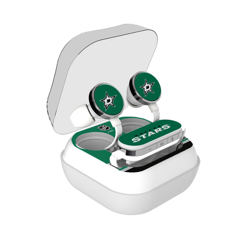 Dallas Stars Stripe Wireless Earbuds