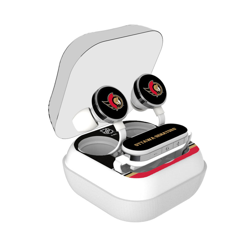 Ottawa Senators Stripe Wireless Earbuds