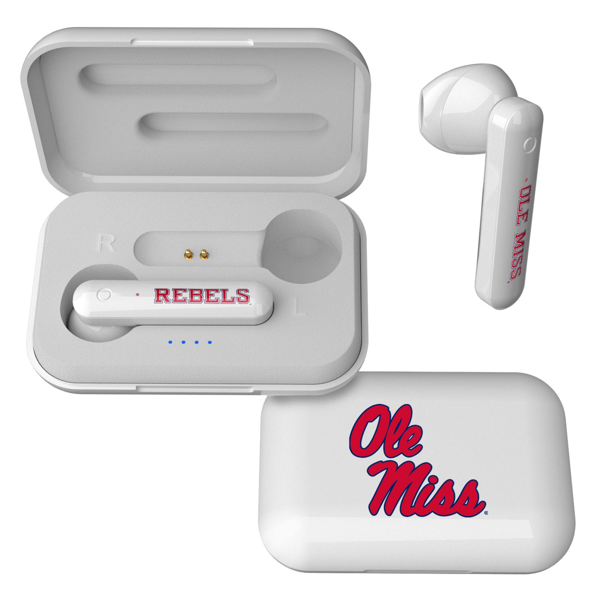 University of Mississippi Rebels Insignia Wireless TWS Earbuds