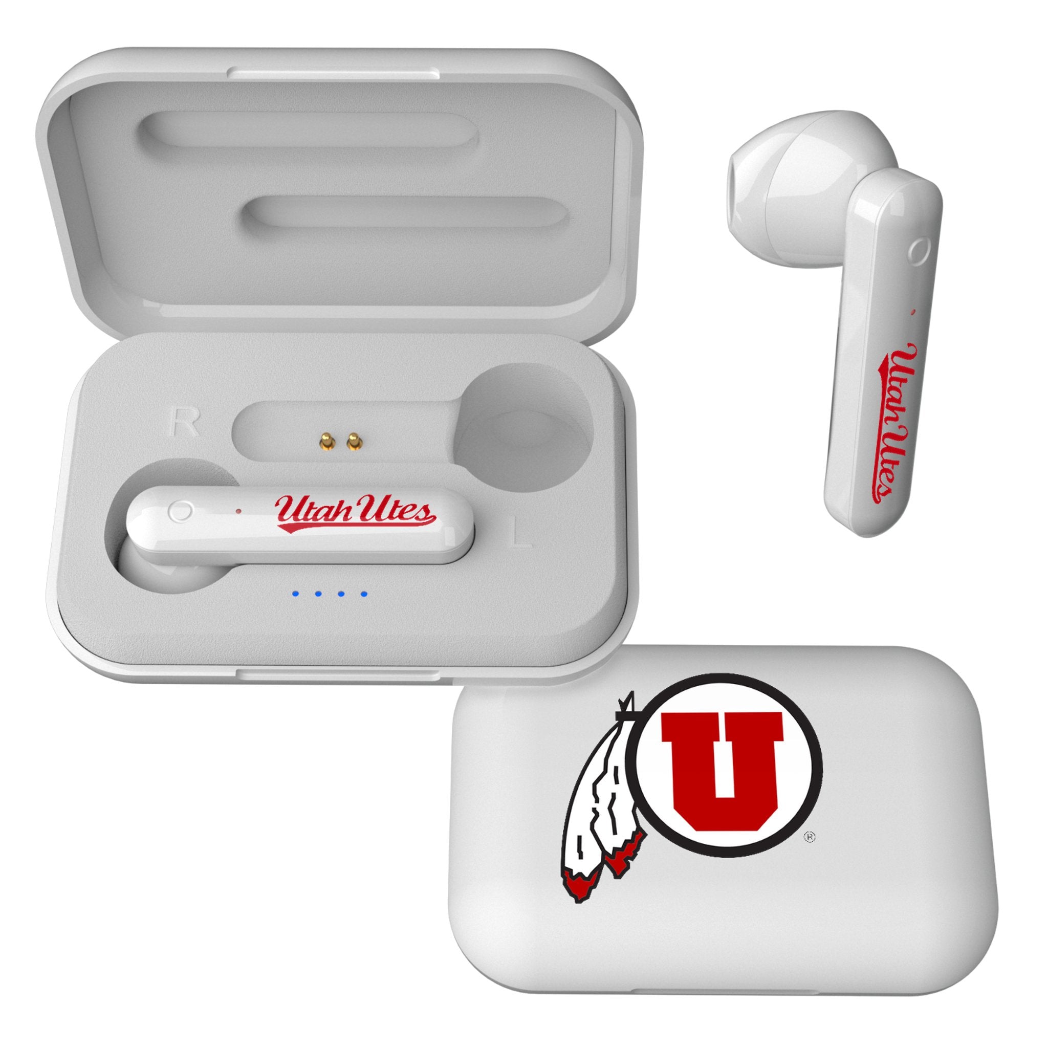 University of Utah Utes Insignia Wireless TWS Earbuds