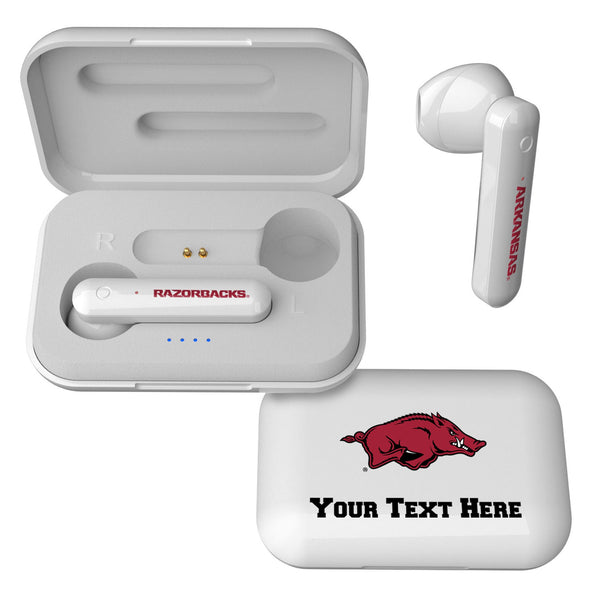 University of Arkansas Fayetteville Razorbacks Personalized Insignia Wireless TWS Earbuds