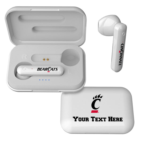 University of Cincinnati Bearcats Personalized Insignia Wireless TWS Earbuds