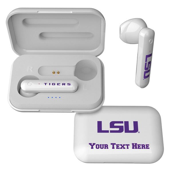 Louisiana State University Tigers Personalized Insignia Wireless TWS Earbuds