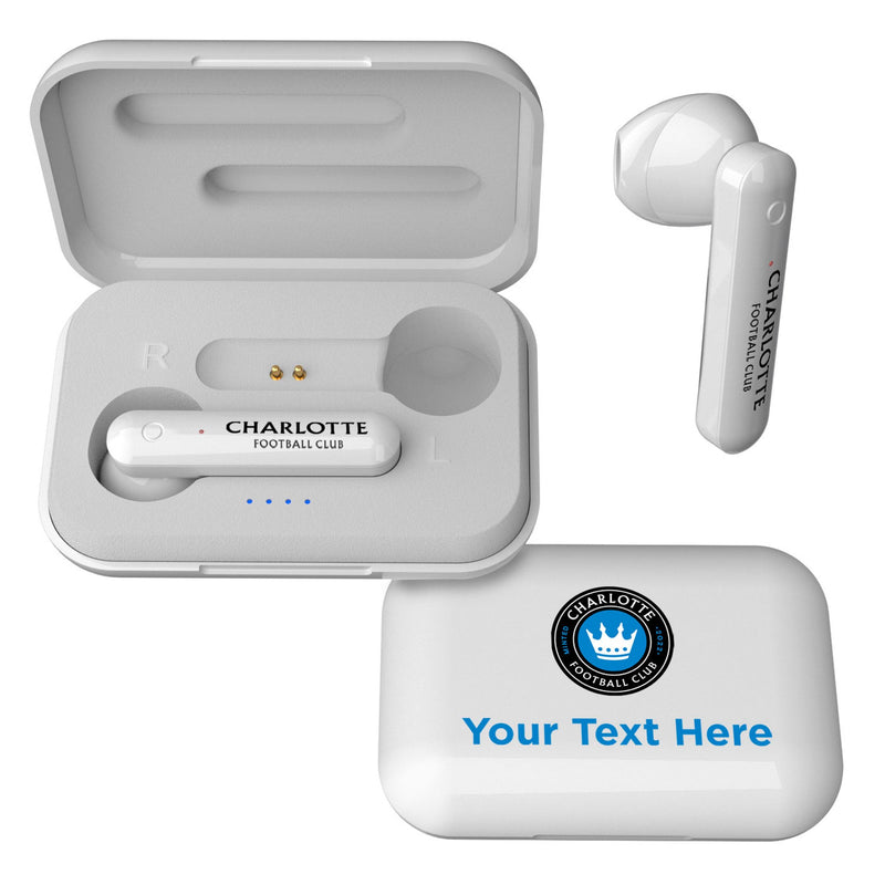 Charlotte FC Personalized Insignia Wireless TWS Earbuds