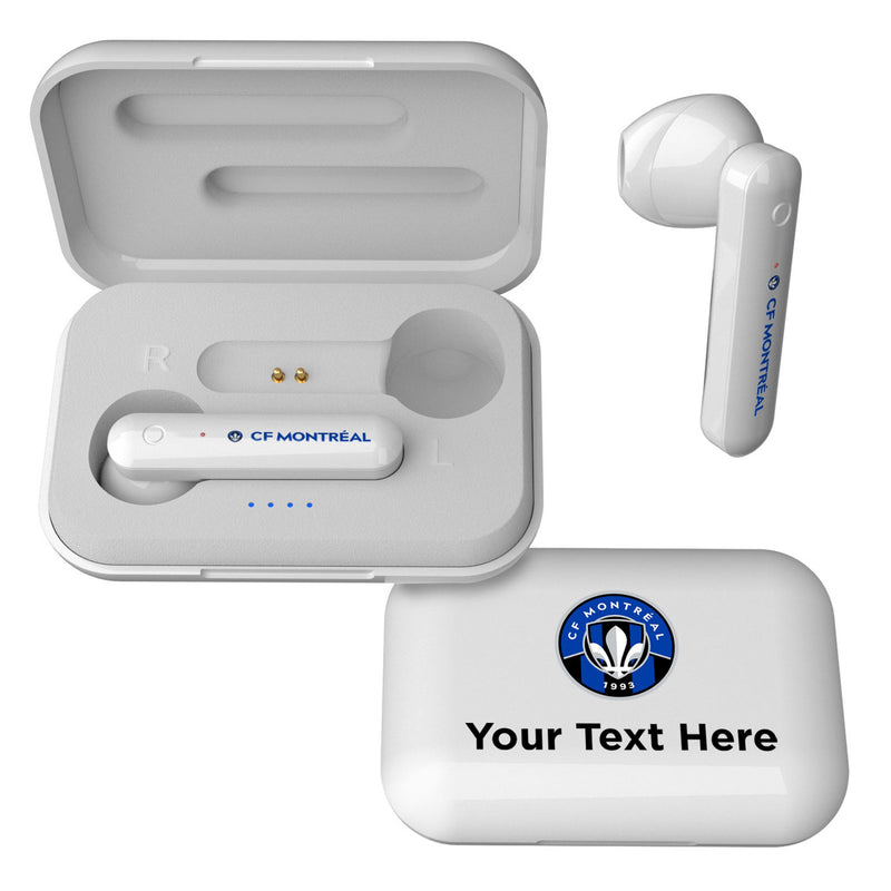 CF Montreal Personalized Insignia Wireless TWS Earbuds