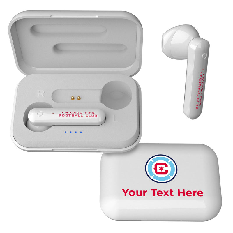 Chicago Fire Personalized Insignia Wireless TWS Earbuds